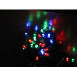  Set of 60 LED Multi Color 8 Function Wide Angle Christmas 