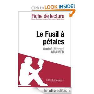  à pétales dAndré Marcel Adamek (Fiche de lecture) (French Edition
