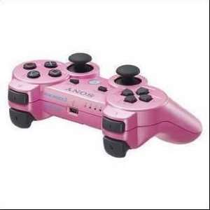    Charming Wireless Bluetooth Controller Sony PS3(Pink) Electronics