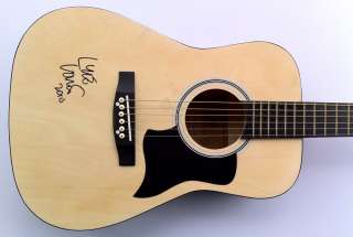 Lyle Lovett Autographed Signed Acoustic Guitar  