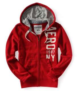   mens NY87 vertical full zip hoodie sweatshirt  Style 3457  