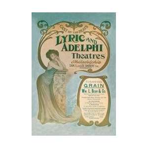  Lyric And Adelphi Theatres 20x30 poster