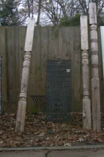 Victorian wood Column turned Post porch Vintage  