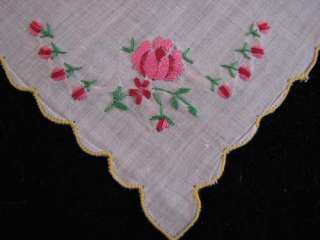 CHOICE OF 88 VINTAGE EMBROIDERED HANKIES~$4.00 each  