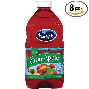 Ocean Spray Cranberry Apple Juice, 64 Ounce Bottles (Pack of 8 