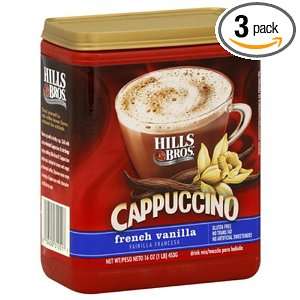 Hills Bros French Vanilla Cappuccino Drink Mix 3 pack