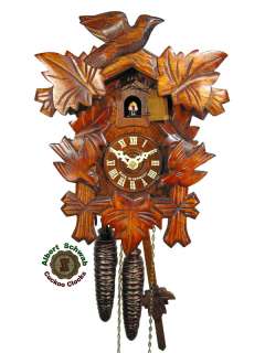 Black Forest Cuckoo Clock Carving Clock 1 Day 9.8 NEW  