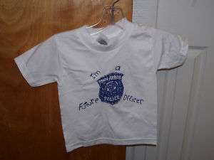 FUTURE POLICE OFFICER BABY T SHIRT SIZE 2 4  