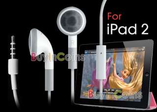 Headphone Earphone Mic iPod iTouch iPhone iPad 2 2nd 2G  
