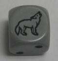 lot of 6 wolf dice $ 5 75   see suggestions