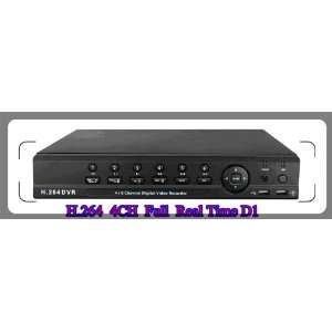  whole   4 ch h.264 cctv dvr full real time d1 with av 