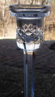 Tall Waterford Crystal Single Light Candle Holder Candlestick Alana 