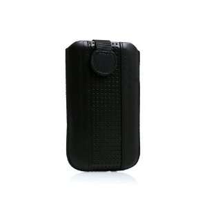  System S Black Leather Sleeve Case for Nokia 1650 2220 