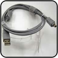 6ft USB 2.0 A to Mini B 4Pin M M Flat Gray Cable  