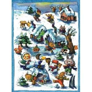  Winter Animals German Advent Calendar