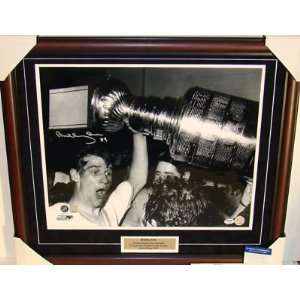  Bobby Orr Picture   NEW CHERRY Framed 16X20 PSA   Autographed NHL 