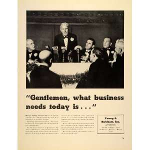  1939 Ad Young & Rubicam Advertising Business Conference 