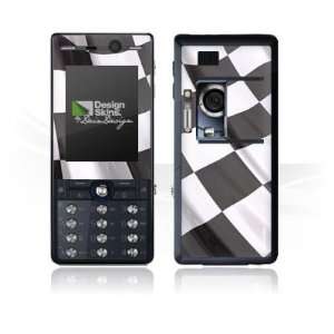  Design Skins for Sony Ericsson K810i   Race Flag Design 