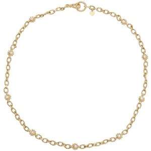  Bielka 18k Gold & Diamond Link Necklace Jewelry