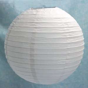  Round Paper Lantern 16  White