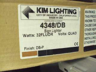 KIM LIGHTING SIGN WALL SIGNAGE LIGHT LIGHTER 4348 DB  