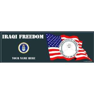  Air Force Iraqi Freedom Bumper Sticker 