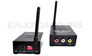 New 2.4GHz Channel WiFi Wireless Audio/Video Sender Transmitter 