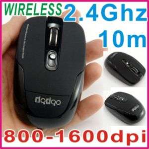 4G 10m Wireless Optical Mouse Orange PC Mice Black  