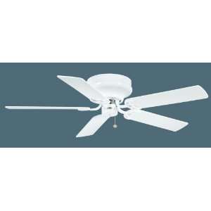   Hugger Ceiling Fan in Snow White Finish Snow White with White