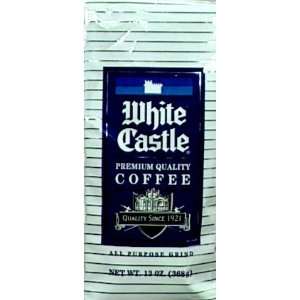 White Castle Premium Coffee 13.0 OZ (Pack of 6)  Grocery 