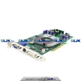 Dell nVidia GeForce4 Ti 4600 128MB DVI VGA AGP Video Graphic Card 