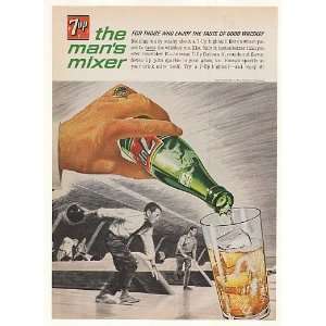   Up The Mans Mixer Whiskey Highball Bowling Print Ad