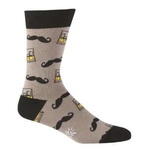 Whiskey Stache Mens Crew Socks by Sock it To Me Toys 