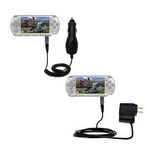 Car and Wall Charger Essential Kit for the Sony PSP 2001 Playstation 