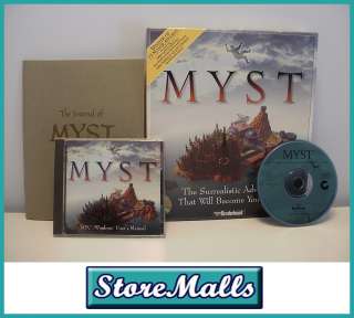Myst Classic Game, PC, Broderbund, Games, Computers, Software 
