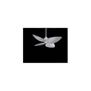  Minka Aire F581 WHF Gauguin 4 Blade Ceiling Fan in Flat 