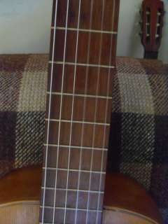 1950S jose mas y mas half size flamenco guitar. superb sound.  