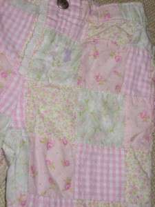 Baby Gap Patchwork Pants lined nb 3 6 mths baby girl ruffle bottom 
