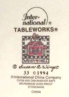 This is for a International Tableworks China WINDY HILLS Dinner Plate 