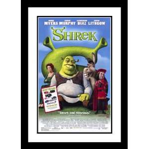  Shrek 32x45 Framed and Double Matted Movie Poster   Style 