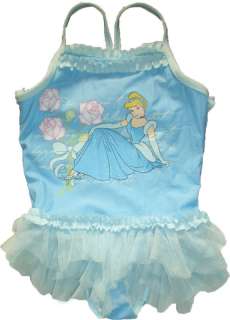 NEW Disney PRINCESS Cinderella Tutu Swimsuit 2 6T  