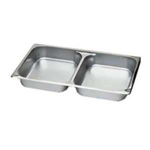   Chafer Food Pan full size divided Stainless Steel