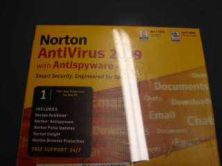 Norton antivirus 2009 sealed package  