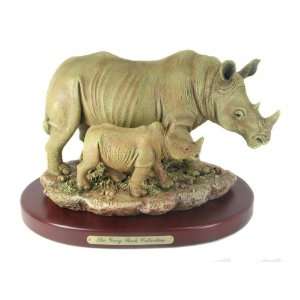  Mud Rhino Figurine