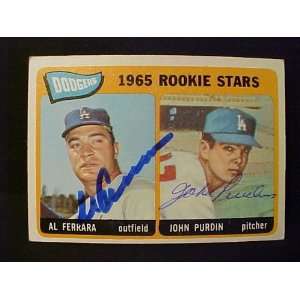  Al Ferrara & John Purdin Los Angeles Dodgers #331 1965 
