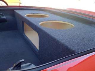   + Corvette C6 Sub Enclosure Speaker Box with PLEXIGLASS WINDOW   New