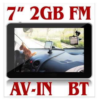 TFT LCD Touch Screen Windows CE 6.0 GPS Navigation AV IN 
