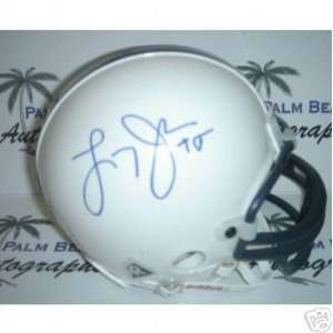  Larry Johnson signed Penn State Nittany Lions Mini Helmet 