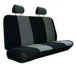 GREY BLACK RACING BENCH SM TRUCK SEAT COVERS SUPERIOR  