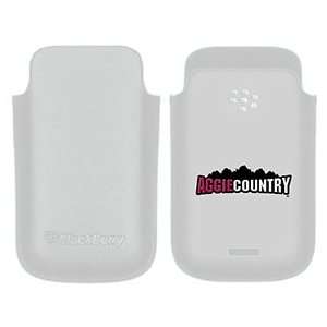  NMSU Aggie Country on BlackBerry Leather Pocket Case 